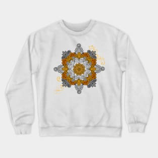 Mandala - Silver & Gold Crewneck Sweatshirt